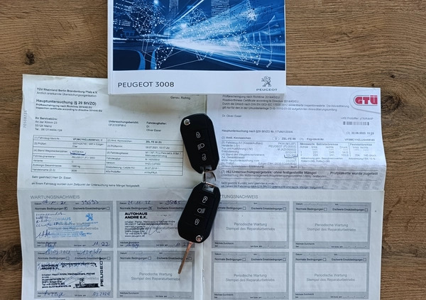 Peugeot 3008 cena 69900 przebieg: 132000, rok produkcji 2018 z Kamieńsk małe 596